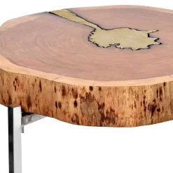 Design Beistelltisch aus Baumscheibe - Spain