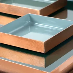 Design Beistelltisch mit 2 Einsätzen - Zalio