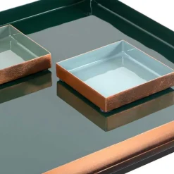 Design Beistelltisch mit 2 Einsätzen - Zalio