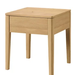 Design Bett aus hell geölter Eiche - Promenada