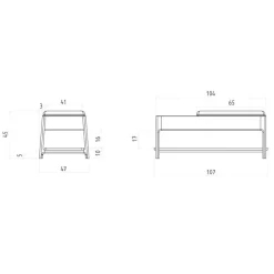 Design Bettbank mit viel Funktion - Lana