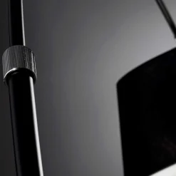 Design Bogenleuchte in Schwarz - Lurena