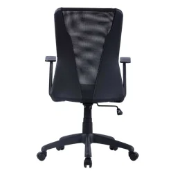 Design Bürostuhl in Schwarz Weiß - Movia