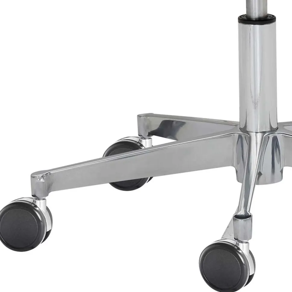 Design Bürostuhl mit Armlehnen in Grau - Iranus