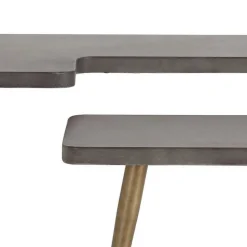 Design Couchtische mit Betonplatte - Varhida (zweiteilig)