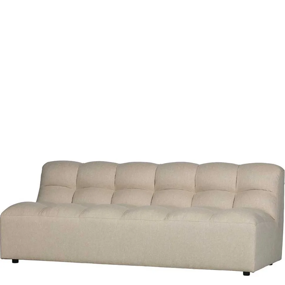 Design Ecksofa ohne Armlehnen in Beige - Madrilena