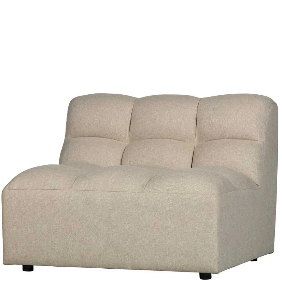 Design Ecksofa ohne Armlehnen in Beige - Madrilena