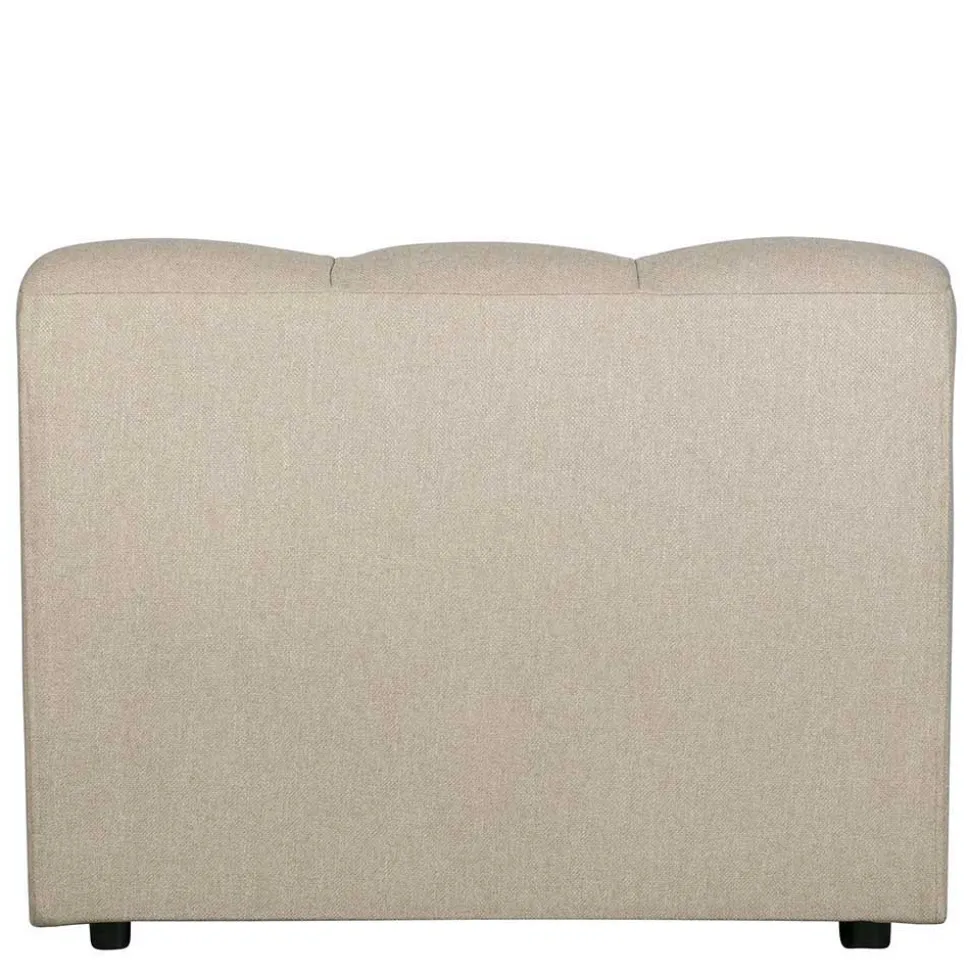 Design Ecksofa ohne Armlehnen in Beige - Madrilena