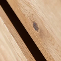 Design Eiche Schrank mit getönten Glastüren - Fabiella