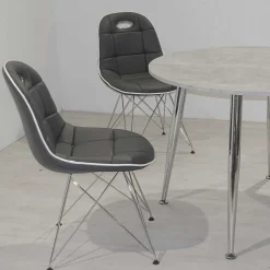 Design Essgruppe in Rund - Flumicina (fünfteilig)