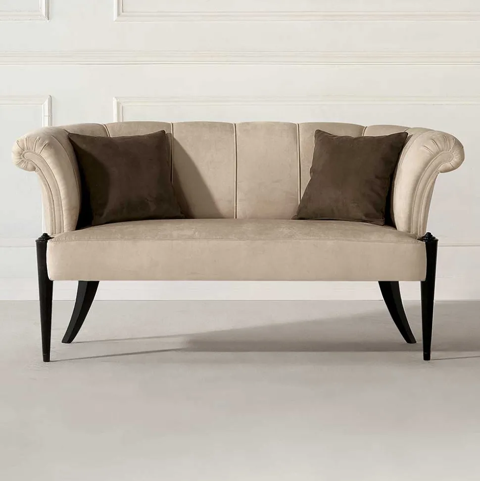 Design Esstisch Sofa in Beige - Toina
