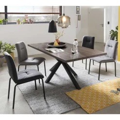 Design Esstischgruppe als Set - Solida (fünfteilig)