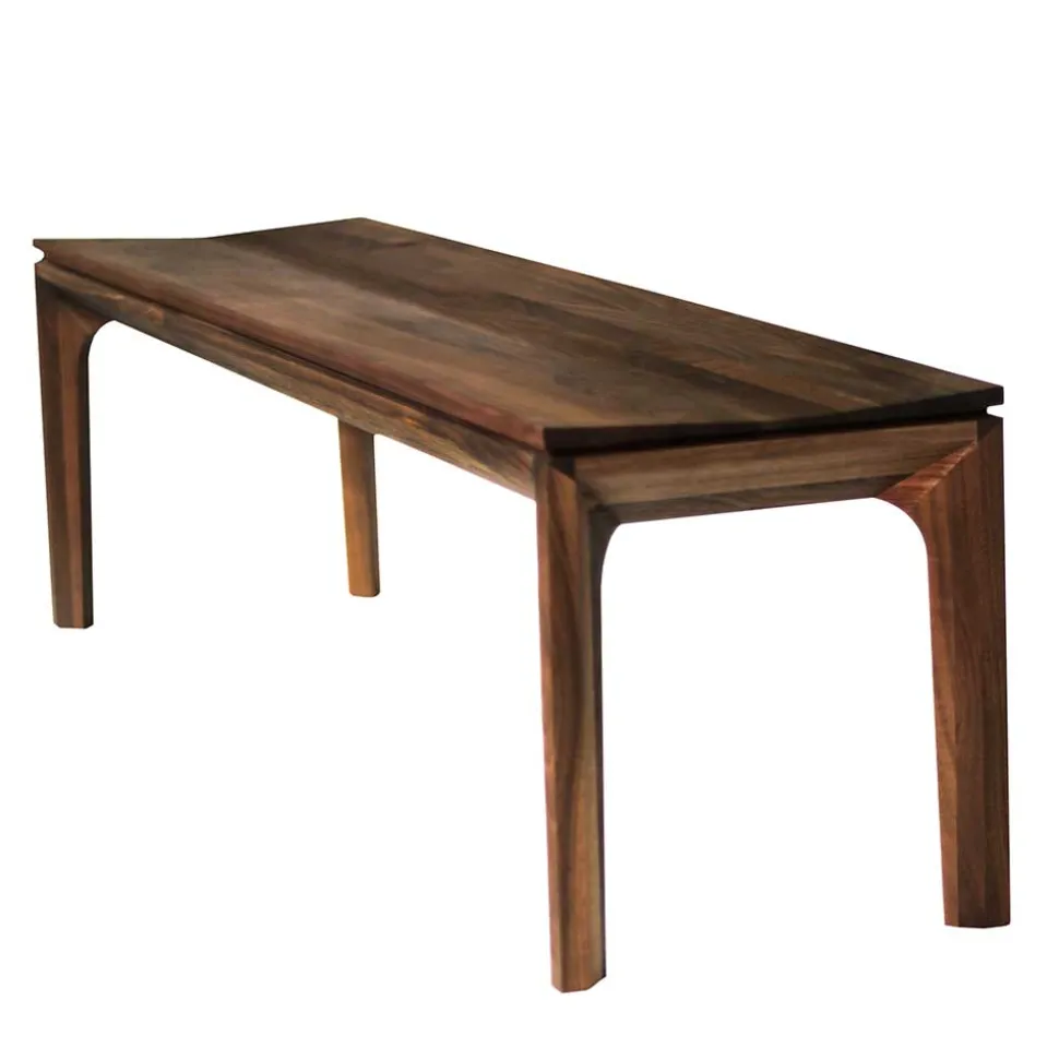 Design Esszimmer Bank aus Nussbaum Massivholz - Edicenza