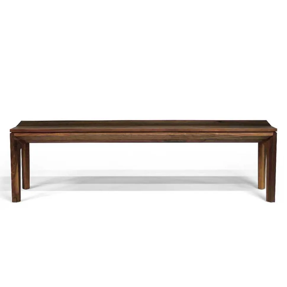 Design Esszimmer Bank aus Nussbaum Massivholz - Edicenza