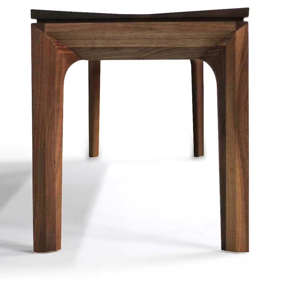 Design Esszimmer Bank aus Nussbaum Massivholz - Edicenza