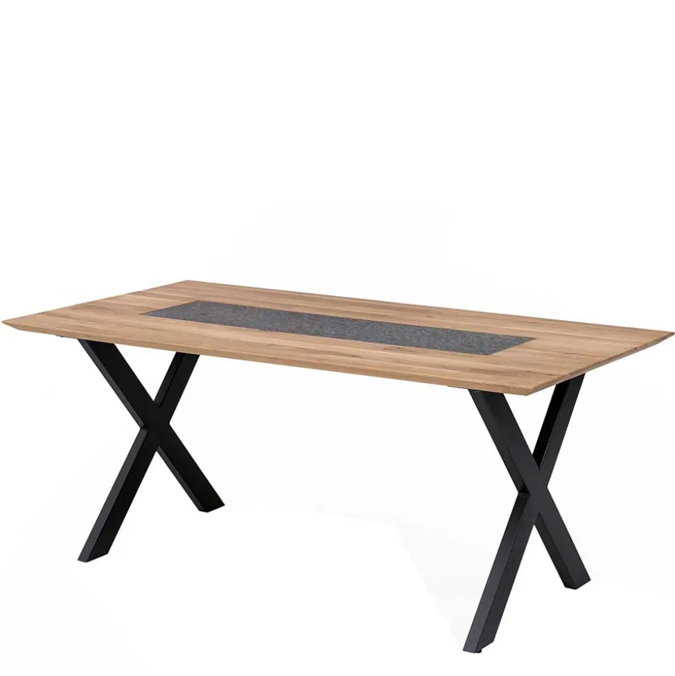 Design Esszimmer Esstisch mit X-Füßen - Vardriva