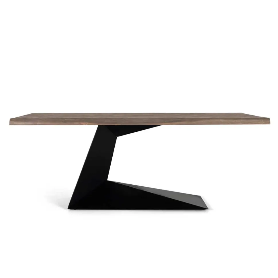 Design Esszimmertisch mit Baumkante Akazie - Faunatia