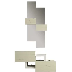 Design Flur Set in Cremefarben & Weiß - Timos (zweiteilig)