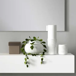 Design Flur Set in Weiß & Schwarz - Riguna (zweiteilig)