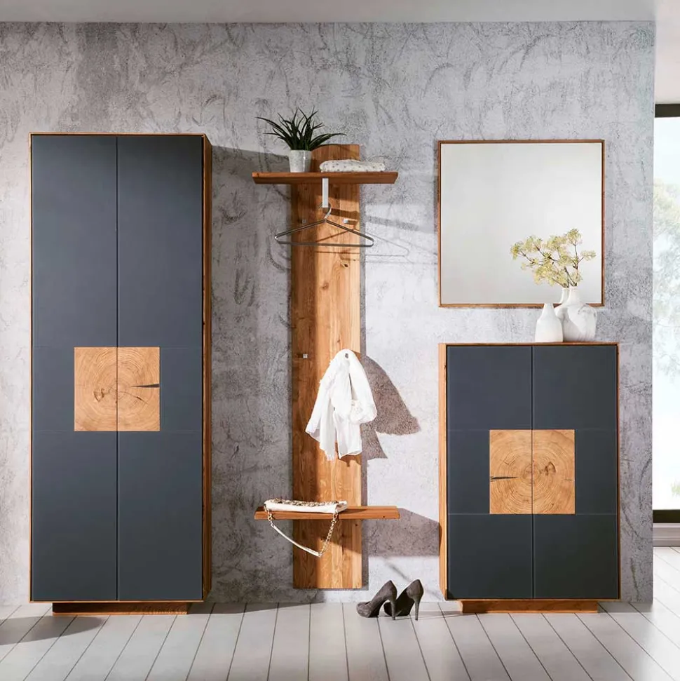 Design Flureinrichtung Wildeiche - Mandrey (vierteilig)