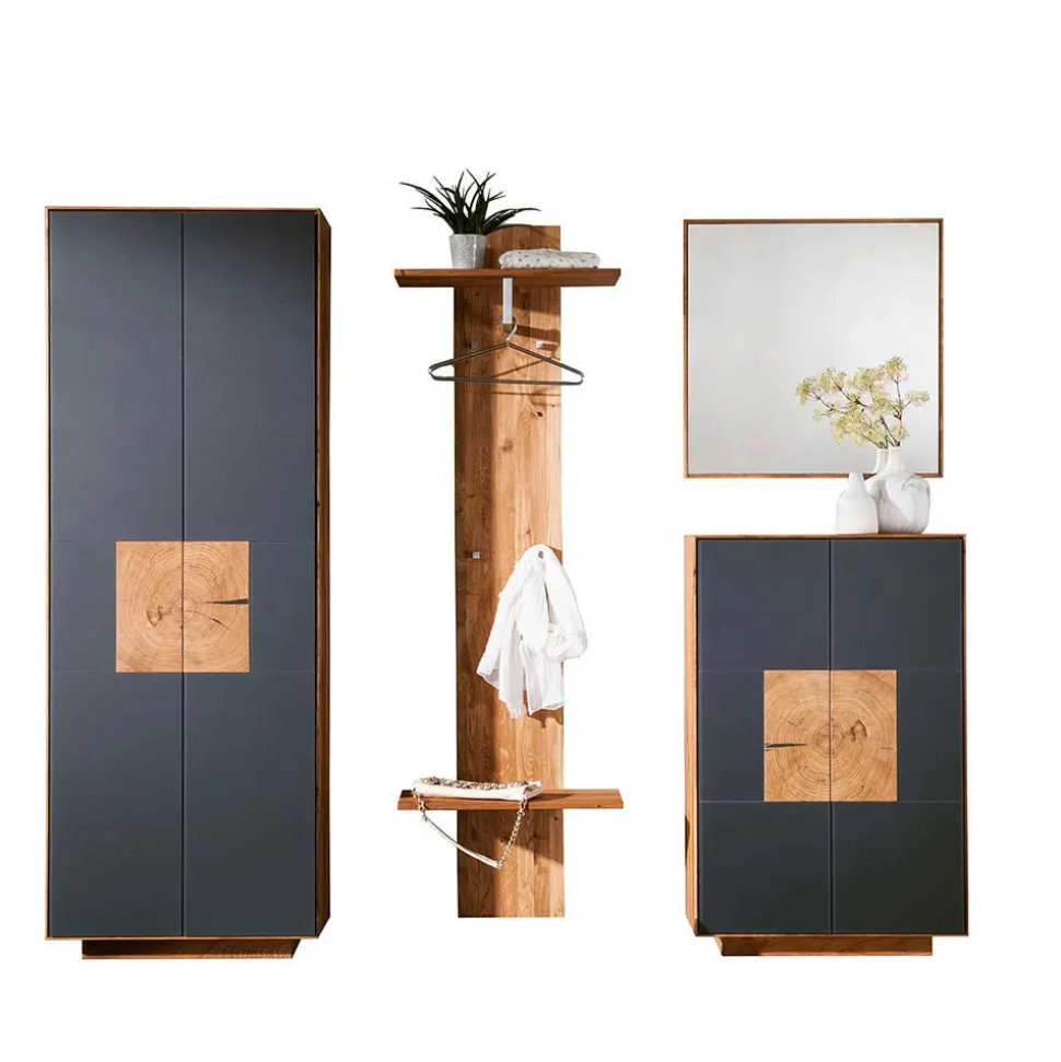 Design Flureinrichtung Wildeiche - Mandrey (vierteilig)