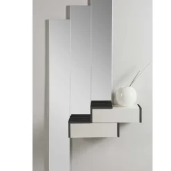 Design Flurmöbel in Weiß & Schwarz - Uwida (vierteilig)