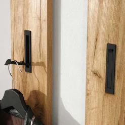 Design Flurmöbel Set in Graugrün - Point (dreiteilig)