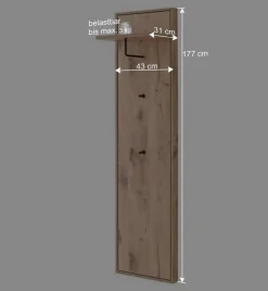 Design Flurmöbel Set in Wildeiche - Vapposia (dreiteilig)