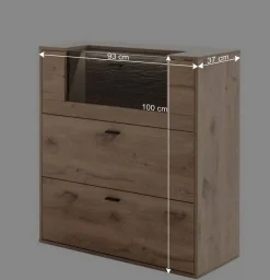 Design Flurmöbel Set in Wildeiche - Vapposia (dreiteilig)