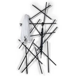 Design Garderobe mit 10 Kleiderhaken - Cyliane