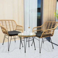 Design Garten Sitzgruppe für Zwei - Kolage (dreiteilig)