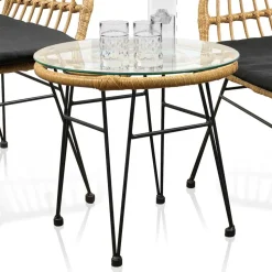 Design Garten Sitzgruppe für Zwei - Kolage (dreiteilig)