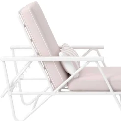 Design Gartenliege in Weiß - Penulata