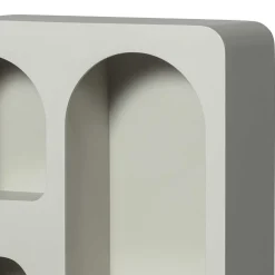 Design Hängeregal in Hellgrau - Martinus