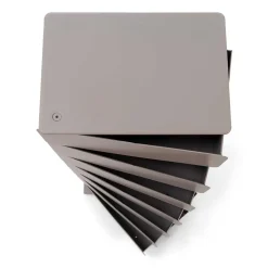 Design Hochkommode aus Stahl in Taupe - Ciranda