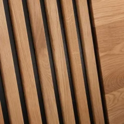 Design Holzbett aus Wildeiche Massivholz - Manarola I