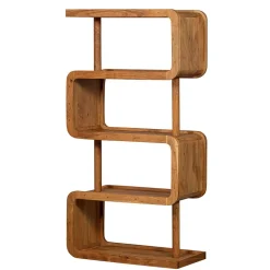 Design Holzregal aus Akazie Massivholz - Selrito