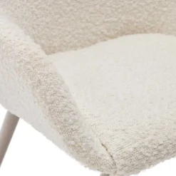 Design Kinderstühle in Weiß Boucle - Betty (2er Set)