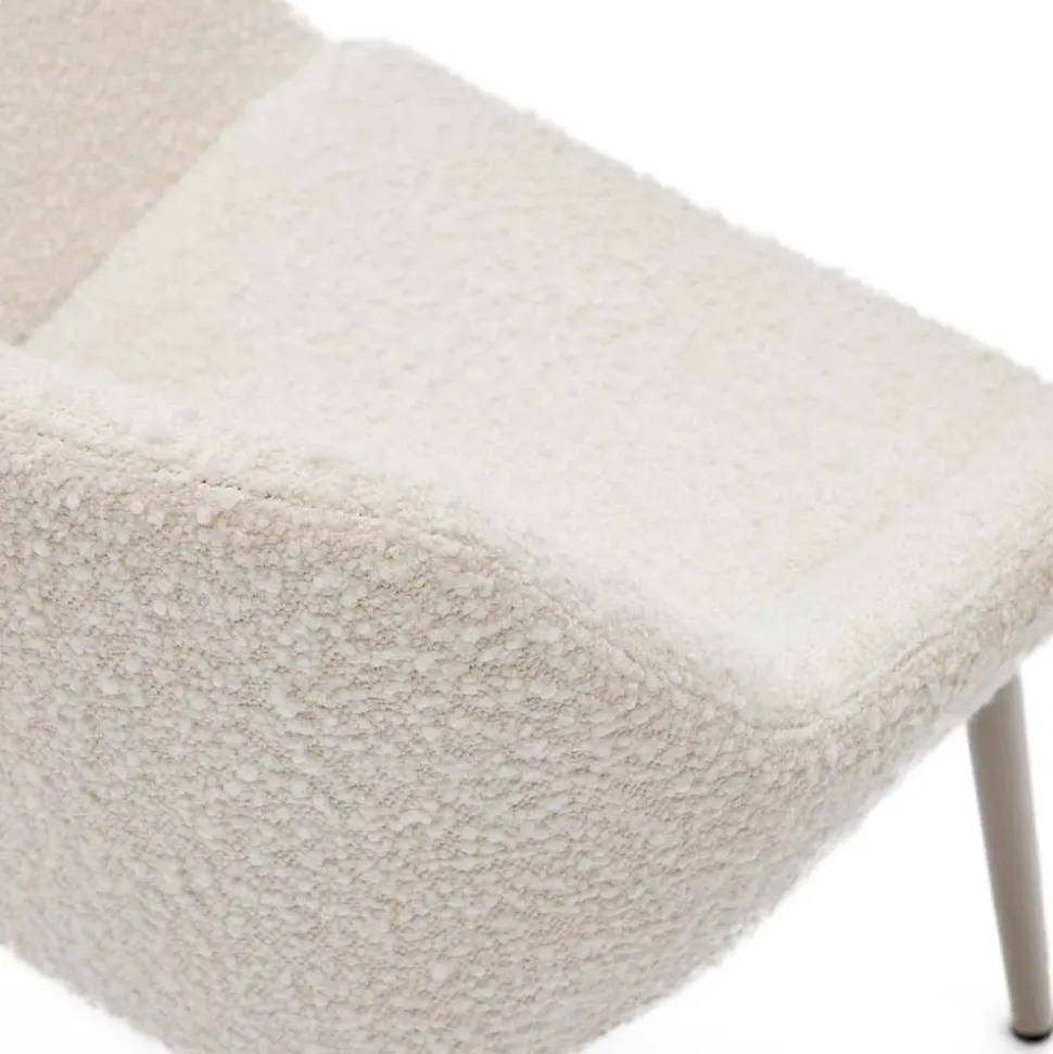 Design Kinderstühle in Weiß Boucle - Betty (2er Set)