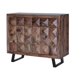 Design Kombi-Kommode aus massivem Rosenholz - Christoma