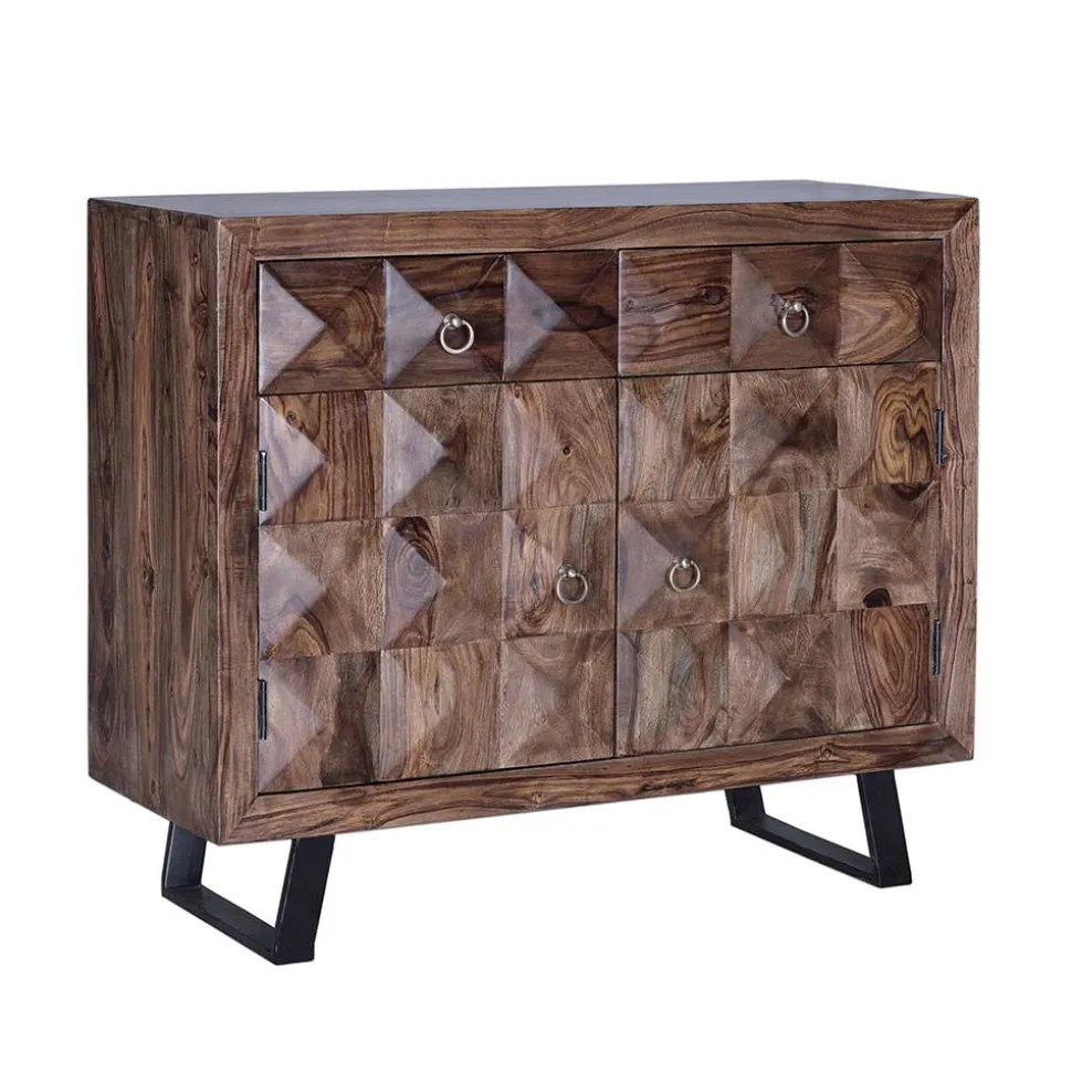 Design Kombi-Kommode aus massivem Rosenholz - Christoma