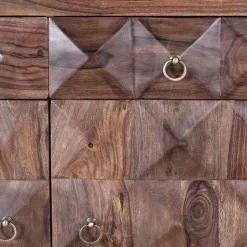 Design Kombi-Kommode aus massivem Rosenholz - Christoma