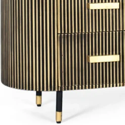 Design Kombi-Kommode mit Marmorplatte - Hayato