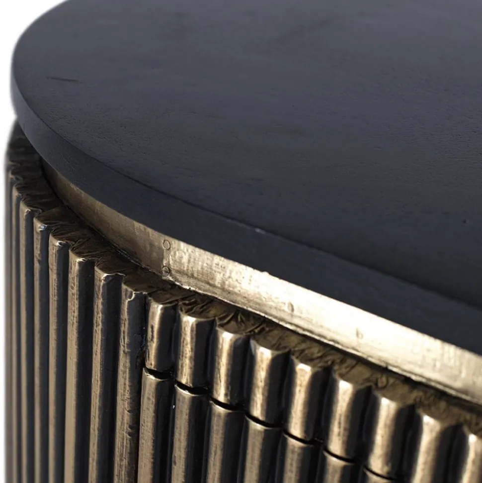 Design Kombi-Kommode mit Marmorplatte - Hayato