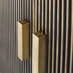 Design Kombi-Kommode mit Marmorplatte - Hayato