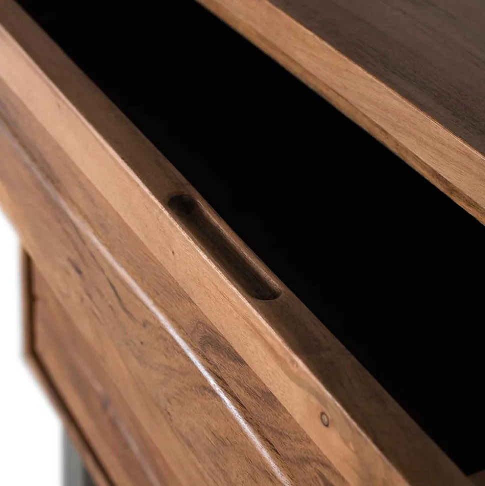 Design Kommode aus Akazienholz - Banjee