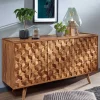 Design Kommode aus Sheesham Massivholz - Coroco