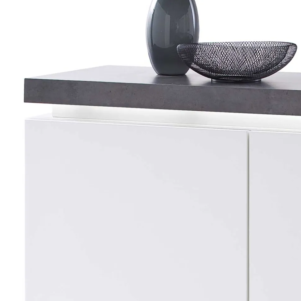 Design Kommode Rebelvo mit dimmbarer LED Beleuchtung