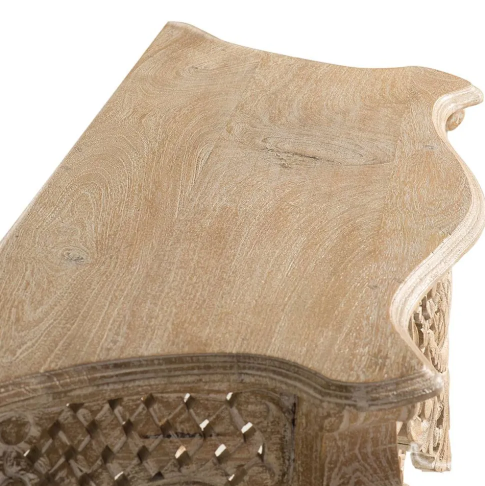 Design Konsolentisch in Mangoholz White Wash - Chiety