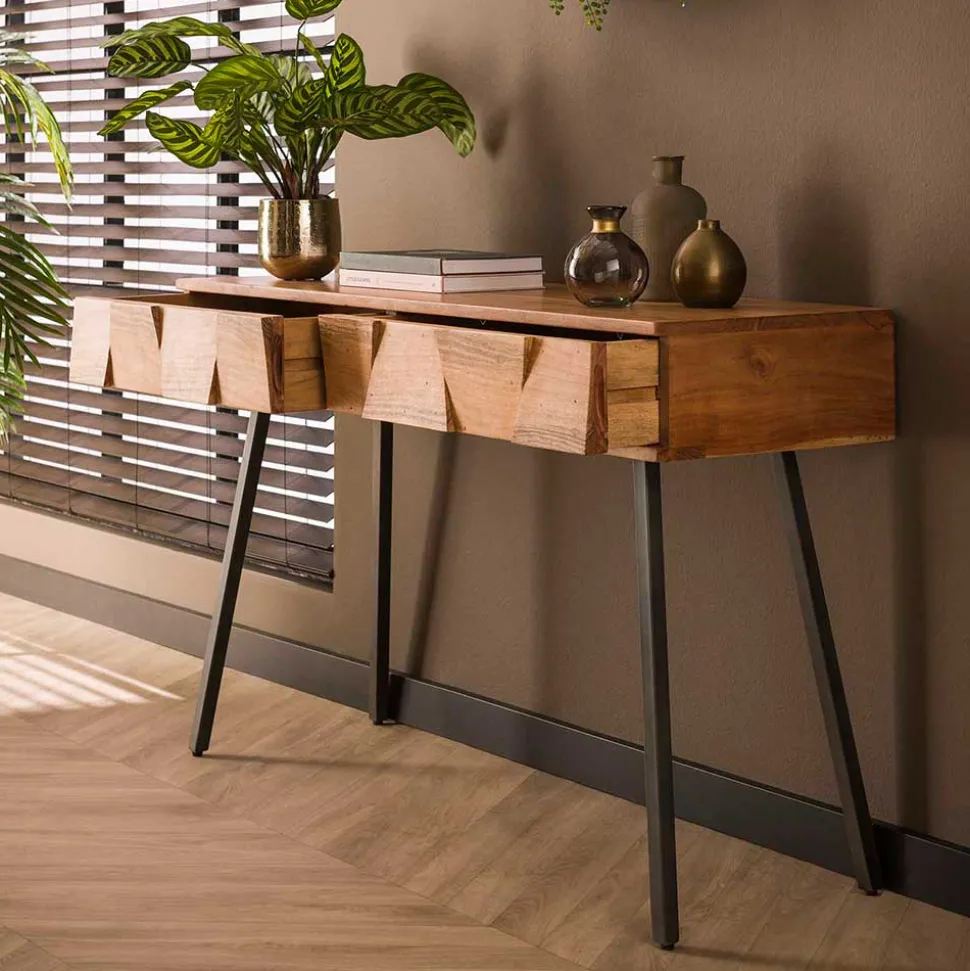 Design Konsolentisch mit zwei Schubladen - Tomya